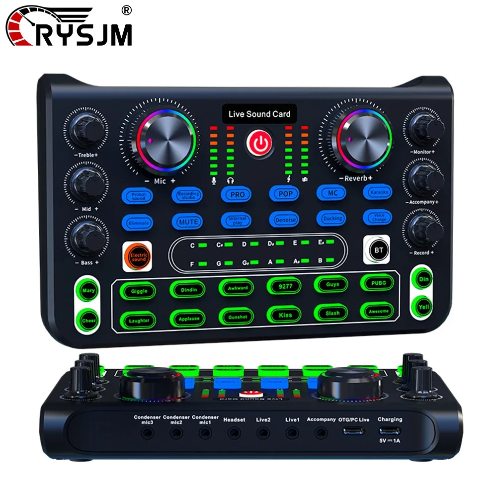 Carte Son Streaming & Chant X60L pour Smartphone et Tablette – Réduction de Bruit Intelligente & Effets Voix image 1