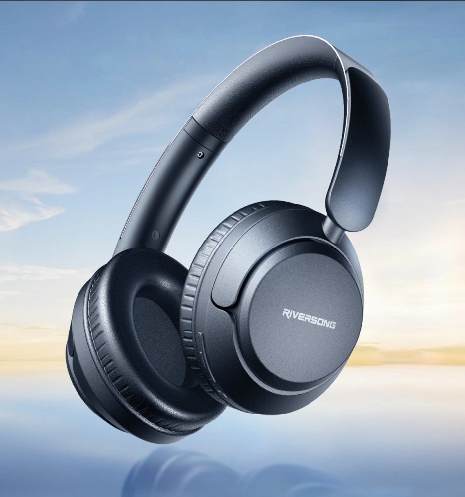 Casque Bluetooth RIVERSONG Rhythm M6 Supra-Auriculaire – Son 360° Immersif, ENC pour Appels Clairs, 25h Autonomie, Noir image 3