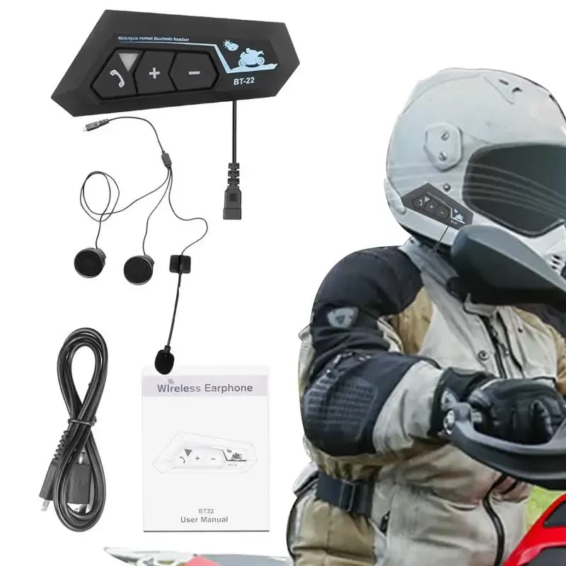 Casque de Moto Bluetooth BT22 image 1