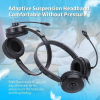 Casque Filaire HP DHE-8009 – Micro Flexible et Réduction de Bruit – Idéal Call Center et Zoom. image 3