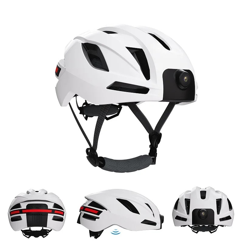 Casque Intelligent de Cyclisme 1080p – Clignotants LED, GPS, Bluetooth & Appels Mains Libresimage-2