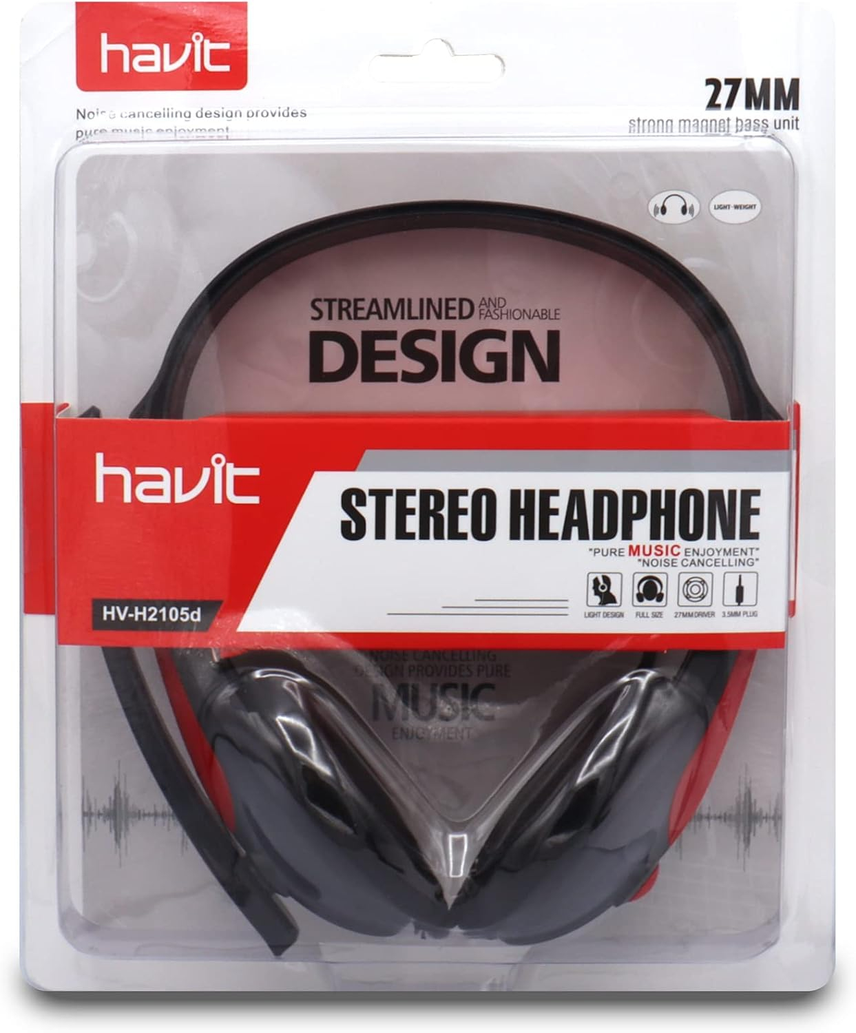 Casque PC Havit avec Microphone – Casque Filaire Ergonomique pour Bureau et Gamingimage 4
