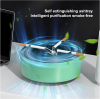 Cendrier Intelligent Purificateur d'Air Auto-Extinguible – Aspiration 360°, Filtration de Fumée & Anionimage-2