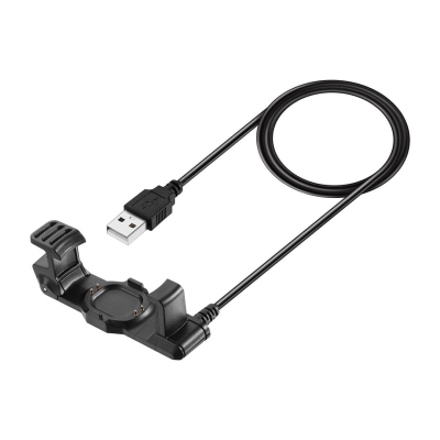 GENERALE - ChargeGrip 225 Pro – Câble & Socle de Chargeur de Remplacement pour Forerunner 225 (Noir)