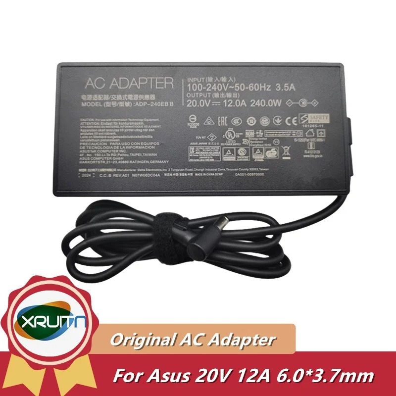 Chargeur D'origine ASUS ROG Strix G15 240W — Adaptateur Secteur 20V 12A pour Ordinateur Portable de Jeu image 1