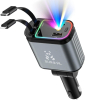 Chargeur de Voiture Rétractable 4-en-1 120W - Charge Rapide image 1