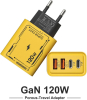 Chargeur de Voyage Universel 120W - Adaptateur Mural Multiport USB-C & USB Rapide image 1