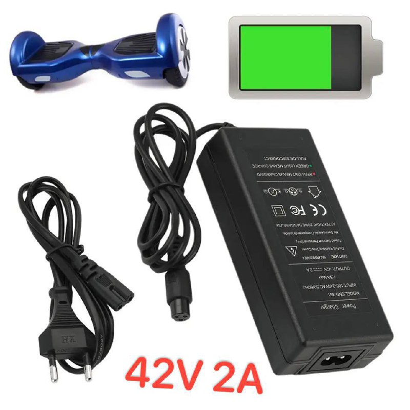 GENERALE - Chargeur Hoverboard avec Cable d'Alimentation