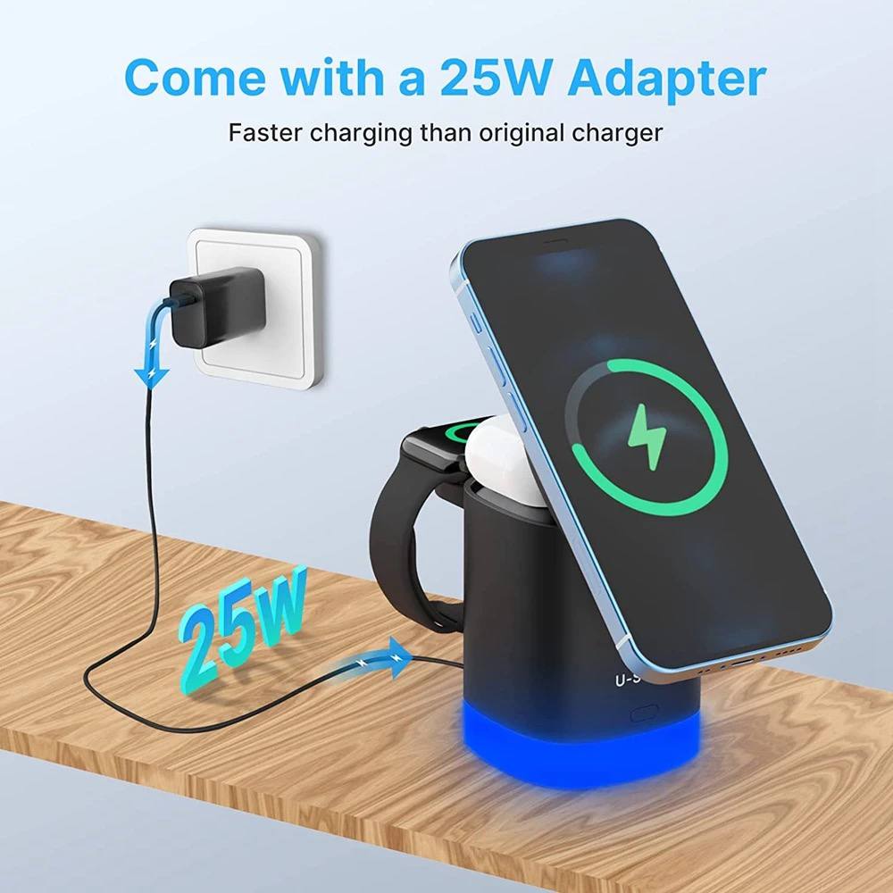 Chargeur Magnétique sans fil Support Pliableimage-2