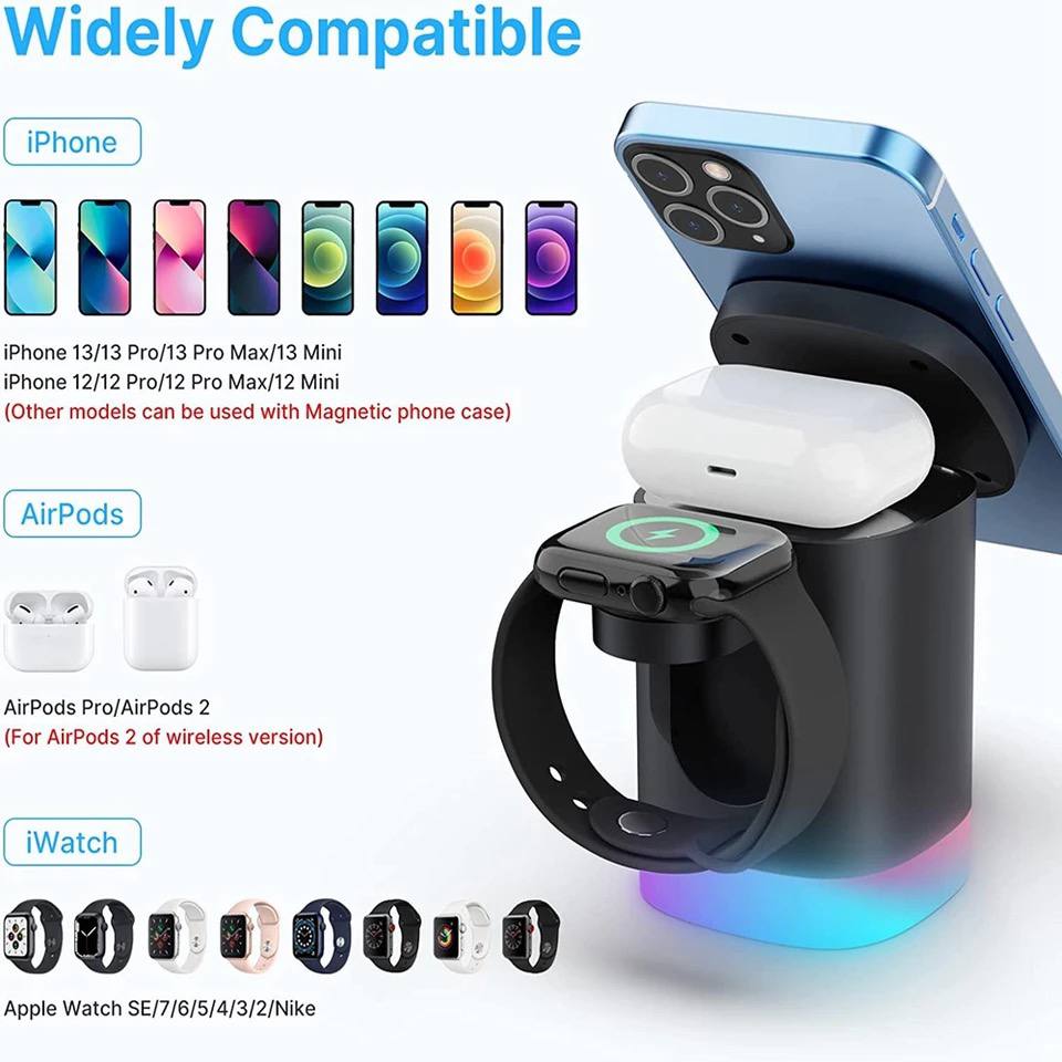 Chargeur Magnétique sans fil Support Pliableimage 4