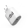 Chargeur MOXOM PD 3.0   Adaptateur de Charge rapide avec 2 port USB/TYPE-C  support 32W image 1