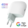 Chargeur Mural Google Original USB-C 45W – Alimentation Rapide GA05732-EU pour Pixel 9 Pro XL et Appareils USB-C image 1