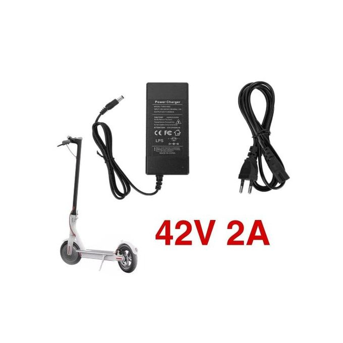 Chargeur Rapide 42V 2A pour Xiaomi M365 — Bloc d'Alimentation Sécurisé pour Trottinette Électrique