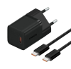 Chargeur Rapide Baseus GaN 30W Mini - USB-C avec Câble 100W image 1
