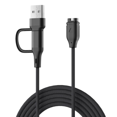 Chargeur Universel ZORBES® pour Garmin – Série Forerunner, Instinct, Vivoactive (1m)