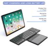 Clavier Bluetooth Pliable avec Pavé Tactile – Format Full Size Portable image 1