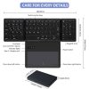 Clavier Bluetooth Pliable avec Pavé Tactile – Format Full Size Portableimage-2