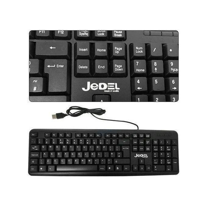 Clavier Filaire Jedel K13 – AZERTY Français – Mince et Résistant aux Éclaboussuresimage-2