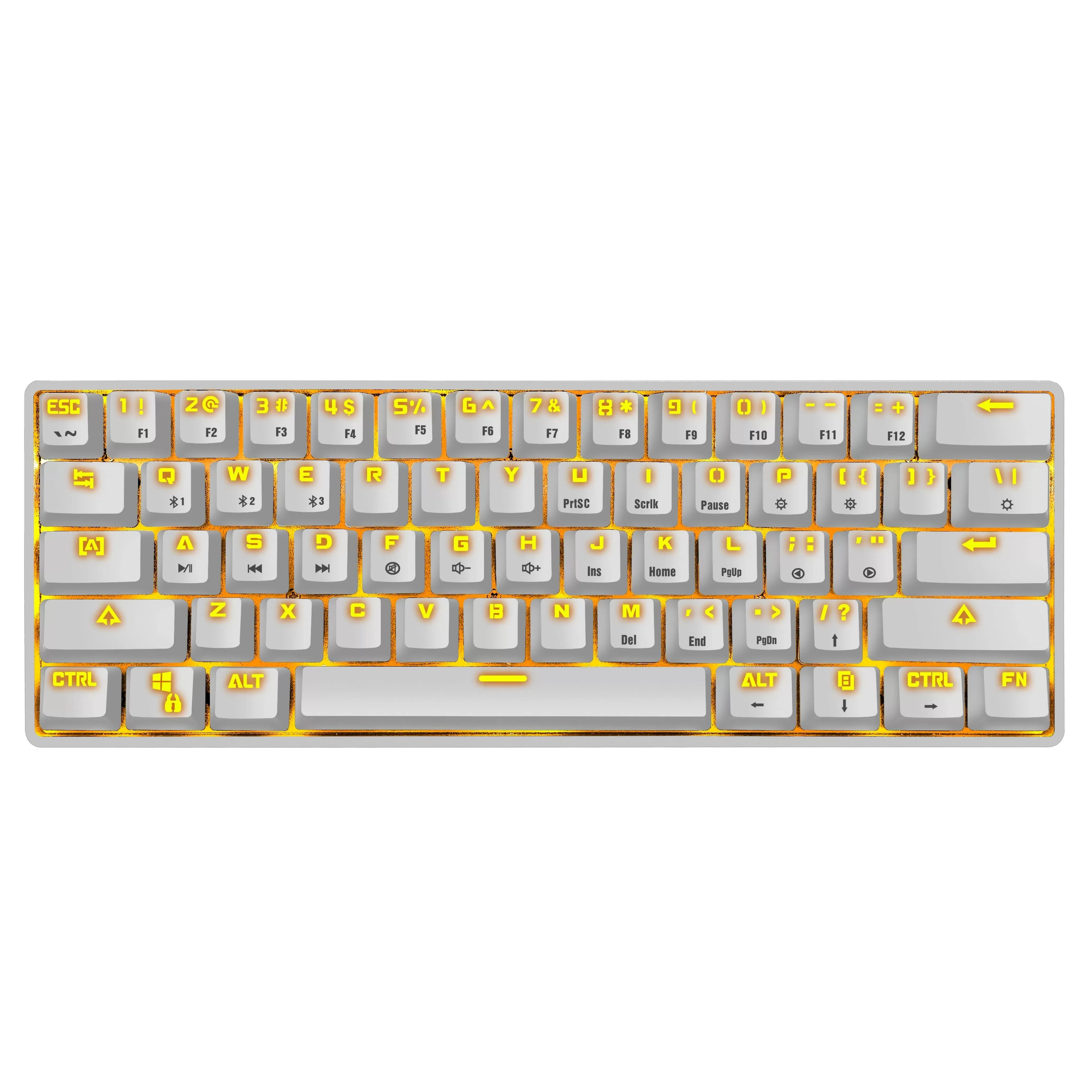 Clavier Gaming Mécanique TWOLF 61 Touches RGB - Panneau Métal image 3