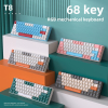 Clavier mécanique Free Wolf T8 68 touches RGB personnalisable pour tablette, ordinateur portable et jeu image 1