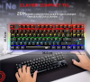 Clavier Mécanique Gamer SH X67 87 Touches – Switches Bleus Clicky, Rétroéclairage LED RGB & Double Langue FR/AR image 3