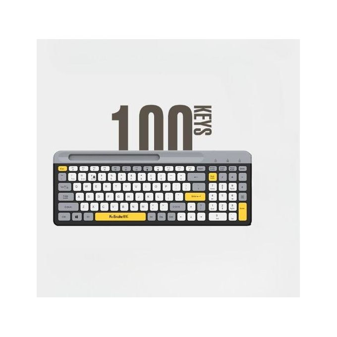 Clavier Multi-Dispositifs K-Snake – Clavier Bluetooth Compact 100 Touches Ultra-Réactifimage 4