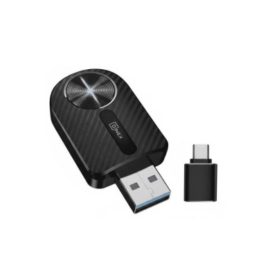 Clé Adaptateur Sans Fil Dinex CarPlay et Android Auto – WiFi 5,8 GHz, Double Port USB/Type-C, Plug and Play