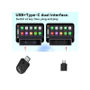 Clé Adaptateur Sans Fil Dinex CarPlay et Android Auto – WiFi 5,8 GHz, Double Port USB/Type-C, Plug and Play image 3