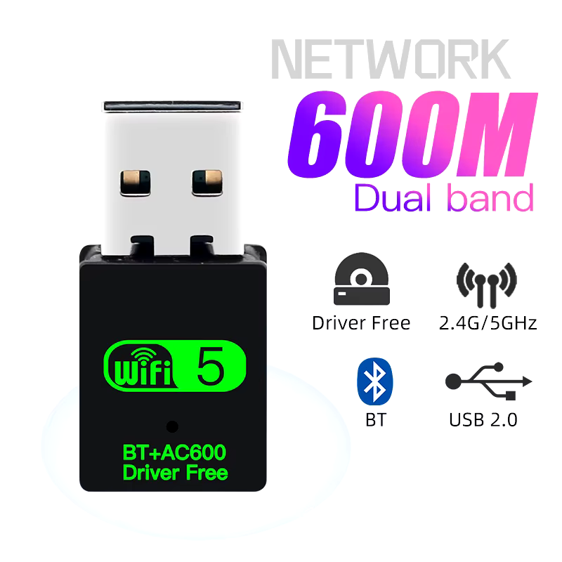 Clé WiFi / Bluetooth USB 2-en-1image-2