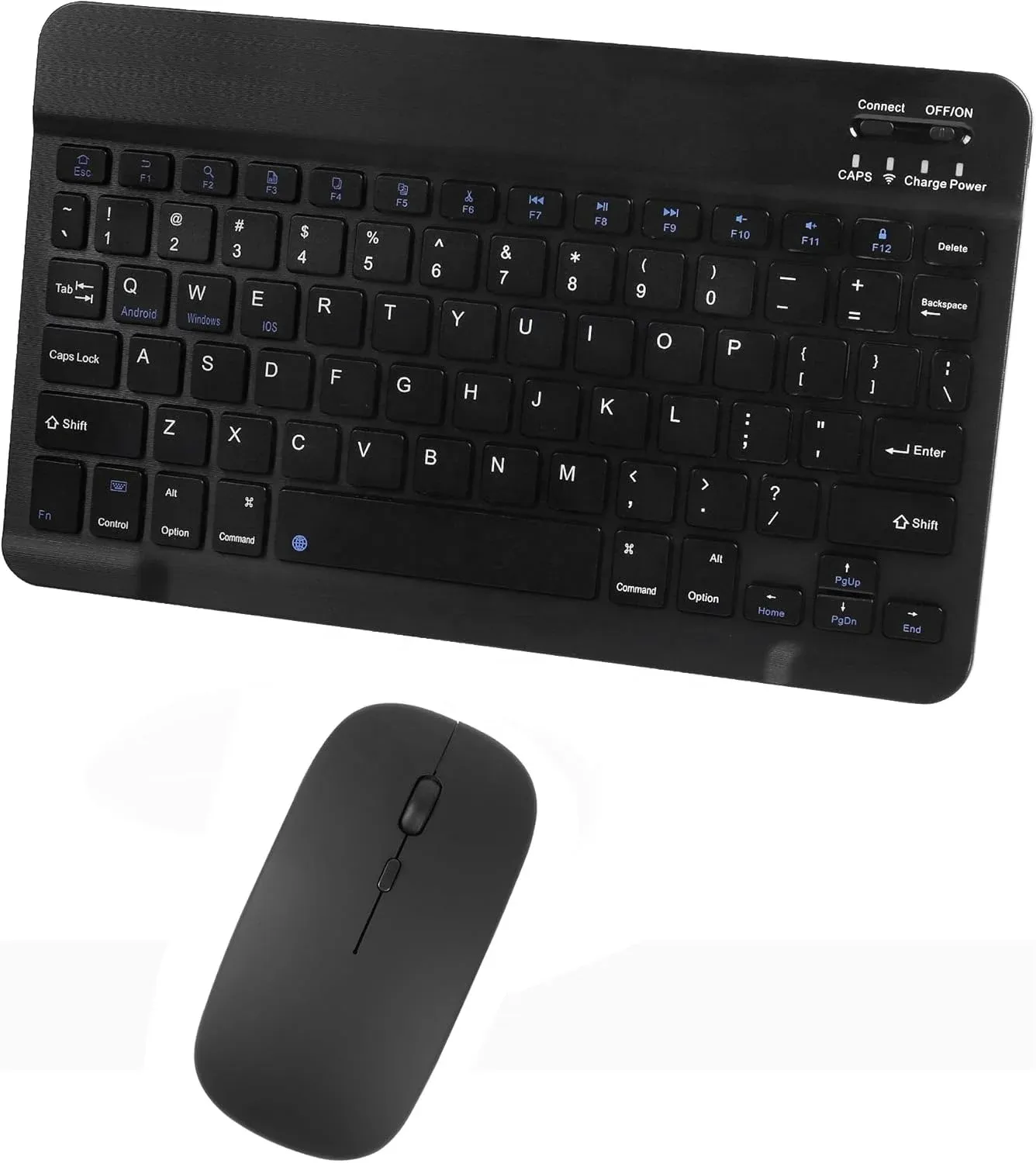 Combo Clavier et Souris Ultra-Thin – Ensemble Sans Fil Rétroéclairé pour Tablette et Smartphoneimage 4