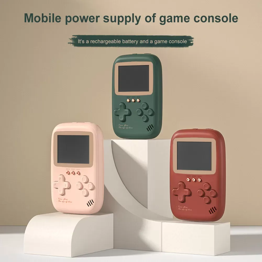 Console de Jeu Portable avec 500 Jeux et Powerbankimage-2