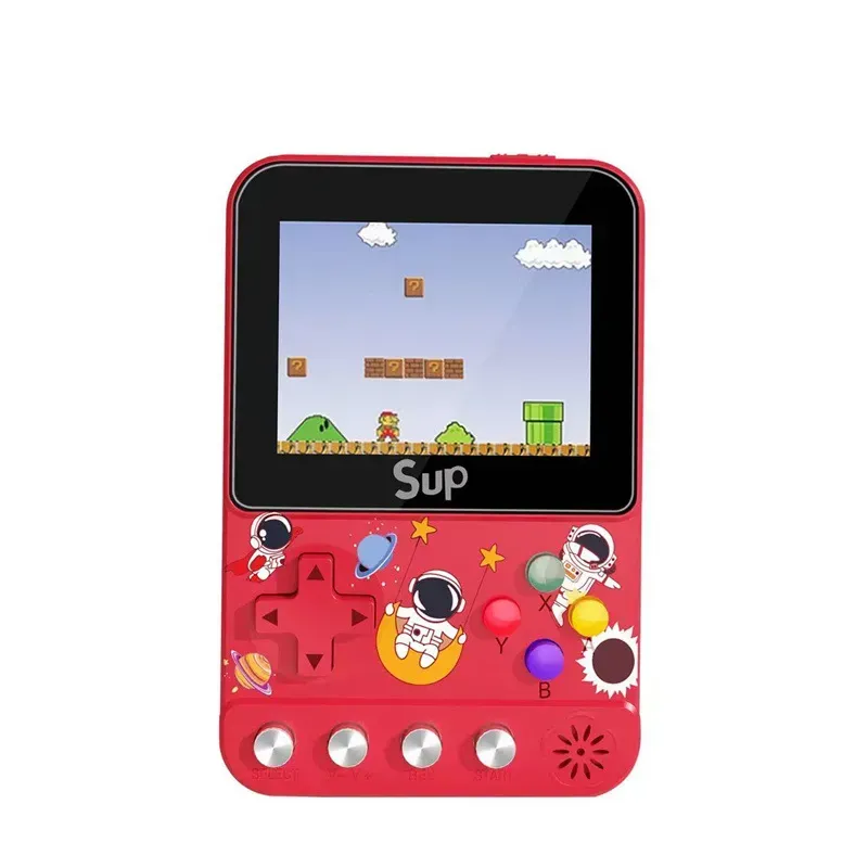 Console de Jeu Rétro F5 Mini Portable – 500 Jeux Classiques 3 Pouces, Support Intégré, Cadeau pour Hommesimage-2