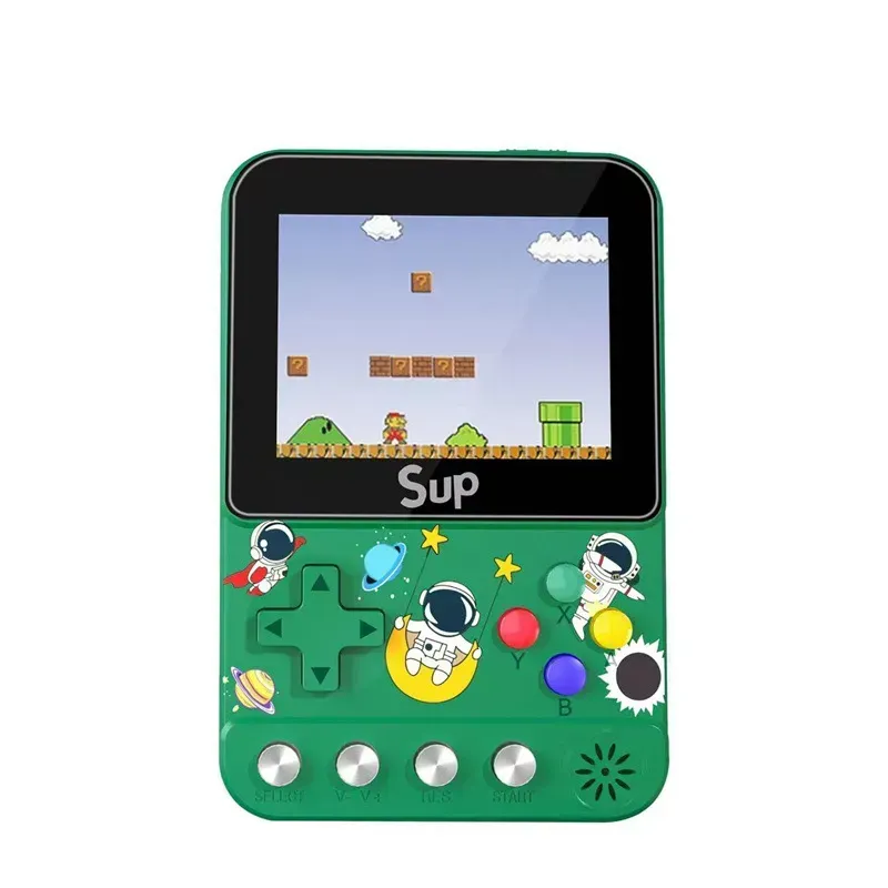 Console de Jeu Rétro F5 Mini Portable – 500 Jeux Classiques 3 Pouces, Support Intégré, Cadeau pour Hommesimage 4