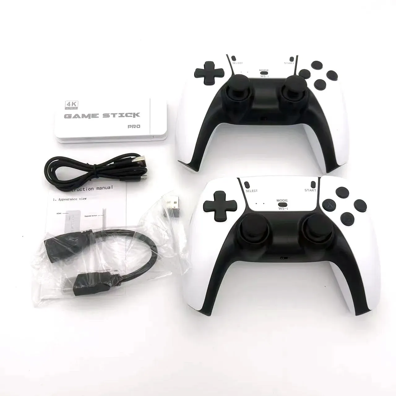 Console Rétro M15 Game Stick 4K – Plus de 20 000 Jeux Inclus, 2 Manettes Sans Fil et Sortie HD pour PS1/GBA image 3