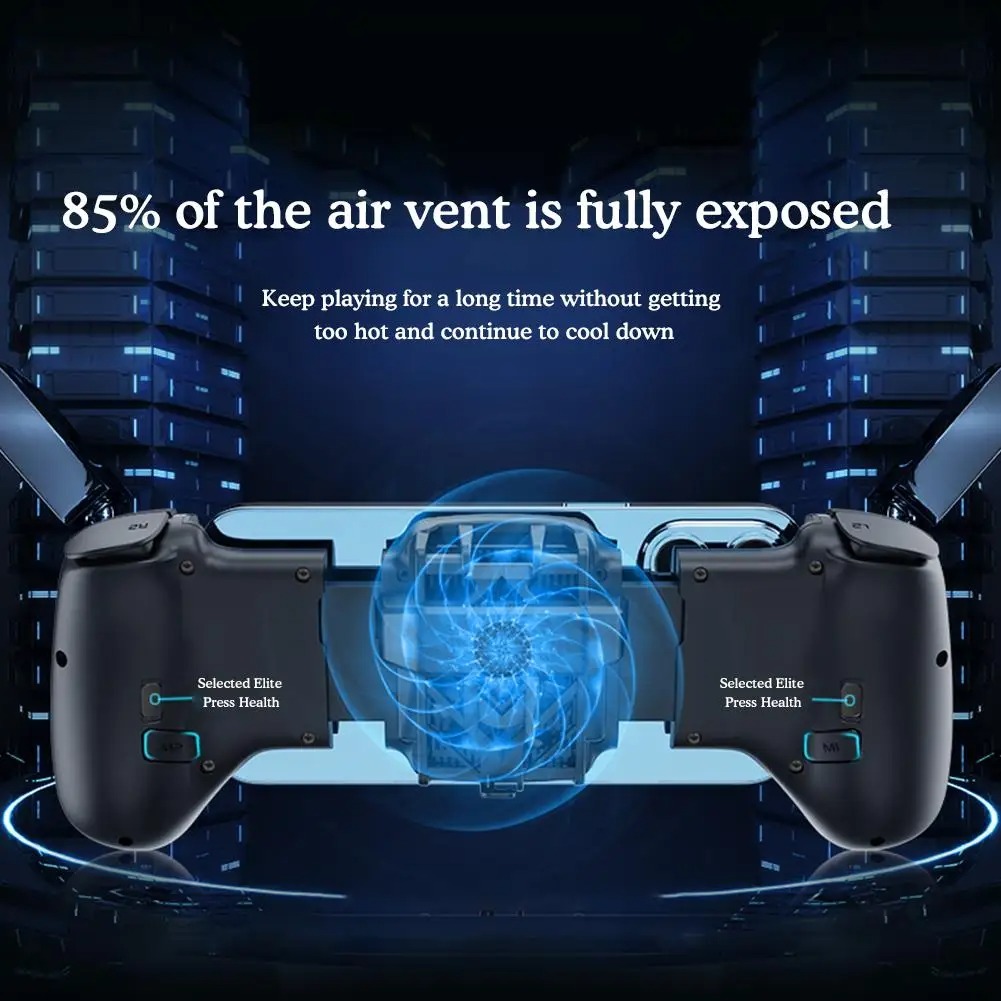 Contrôleur de jeu mobile pro avec ventilateurimage-2