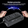 Convertisseur de Tension Voiture 200W – Transformateur 12V DC en 220V AC – Prises Universelles et USB.image 4