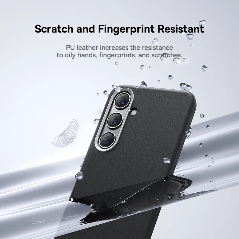 Coque Baseus Fauxther Series pour Samsung Galaxy S24 / S24+ / S24 Ultra - Protection Élégante et Durableimage-2