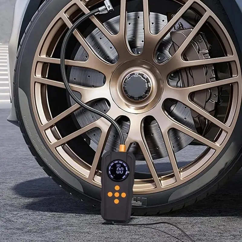 Démarreur de voiture 4-en-1 HiMK CM-315 : Batterie externe, compresseur, lampe LED, 1000Aimage 4