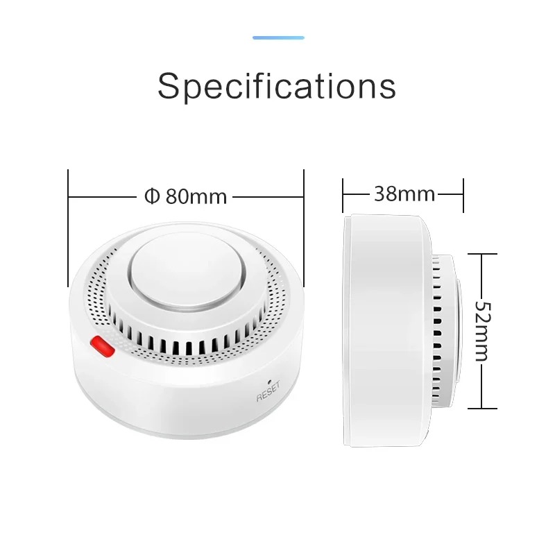 Détecteur de Fumée Intelligent Tuya Zigbee avec Alerte en Temps Réelimage 4