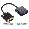 DVI-D 24+1 Pin Man to VGA 15 Pin HDTV Adapter Converter(Black) image 1