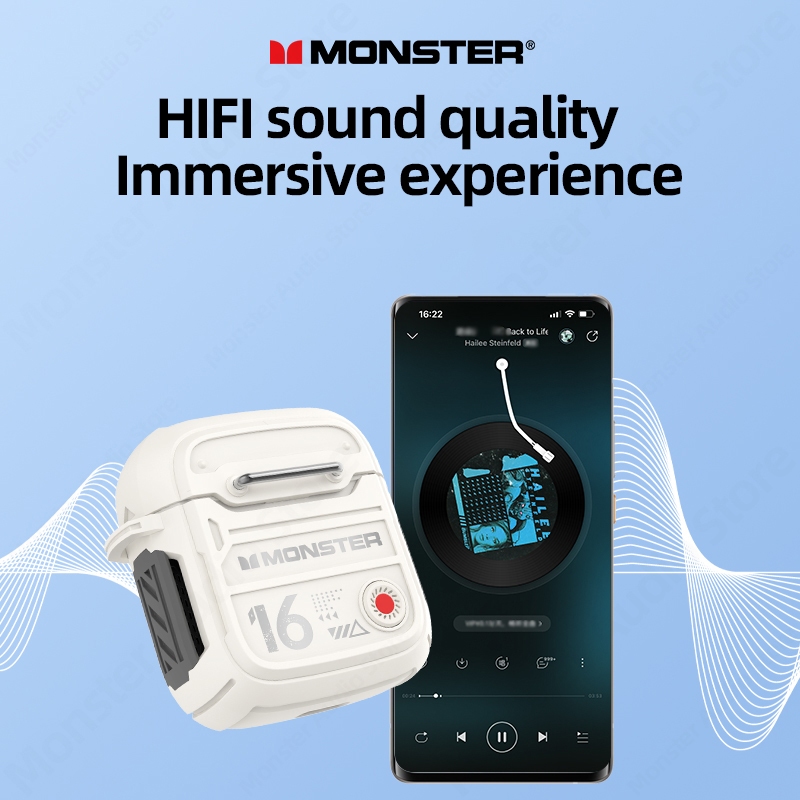 Écouteur sans fil Bluetooth Monster XKT16 image 3