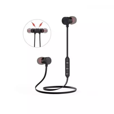 Écouteurs Bluetooth 4.2 casque stéréo de sport sans fil pour les smartphones de la mer 7x7x3cm argenté écouteurs intra-auriculaires Sport Dual Dynamic 