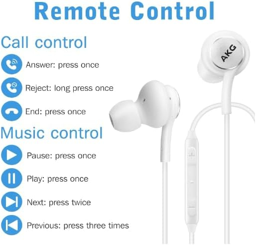 Écouteurs Filaires USB-C AKG (DSASHOP) - Qualité Sonore Premium & Micro Intégré pour iOS/Android