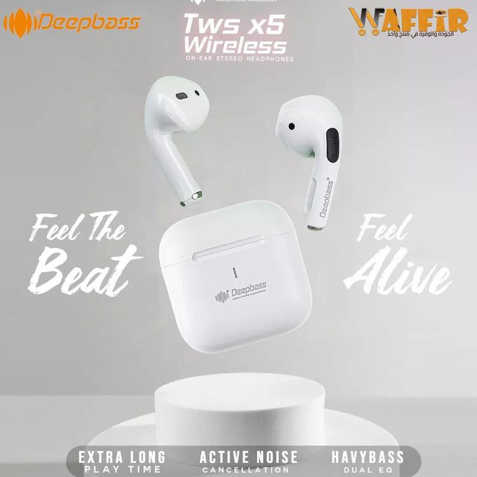 Écouteurs Sans Fil Deep Bass X5 – L'Évolution du Son Bluetooth Premium