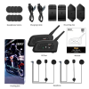 EGuitar AS V6 PRO + BT 1200 : Oreillette Bluetooth Moto - Kit Mains Libres 6 Motards image 3