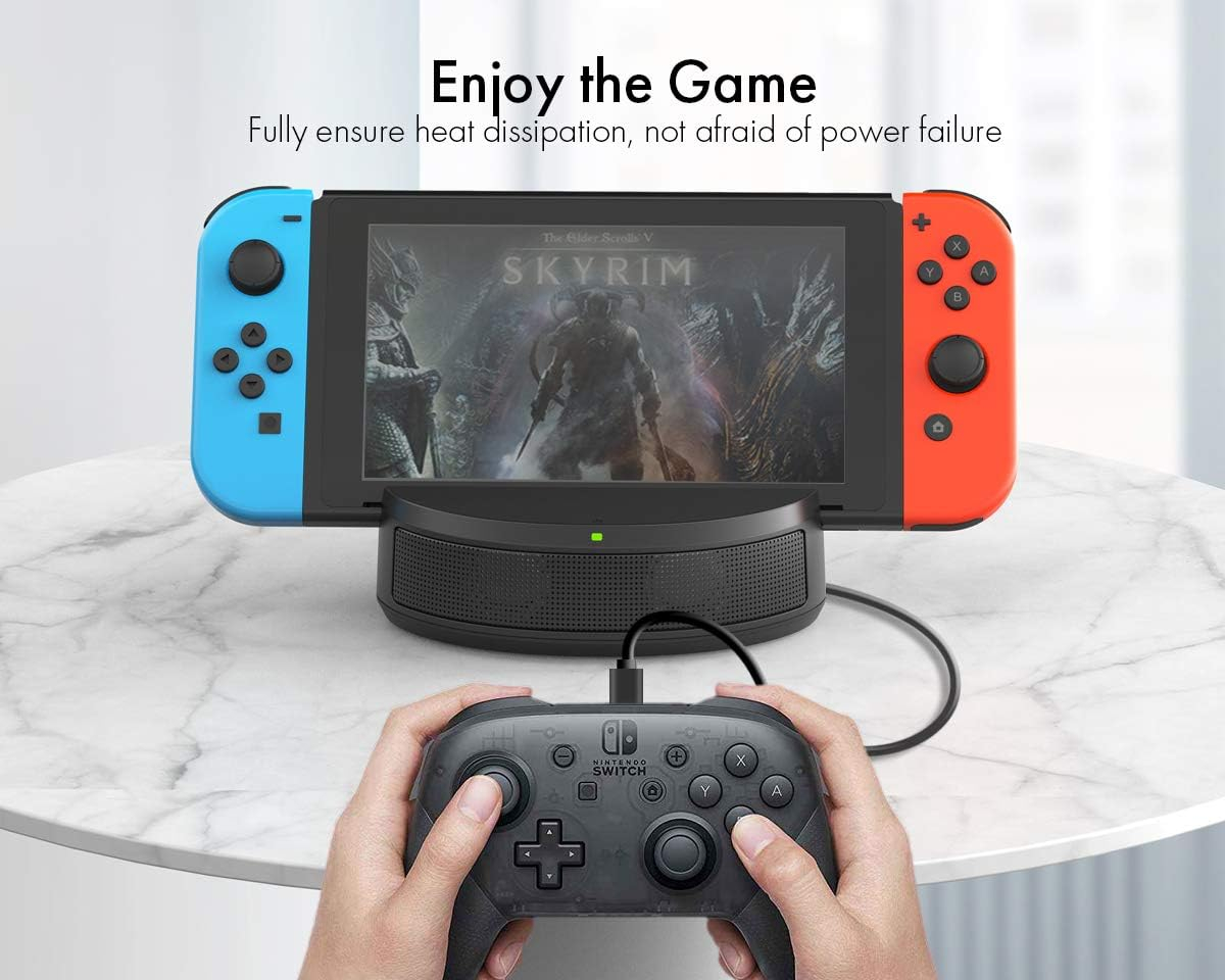 ElecGear Station d'Éclairage et Haut-Parleur pour Nintendo Switch & Liteimage 4