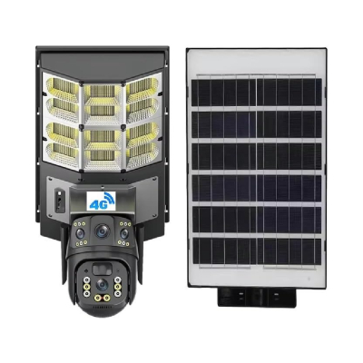 Elektro WELT Caméra Solaire 4G – Surveillance 4MP à Double Objectif et 3 Écrans