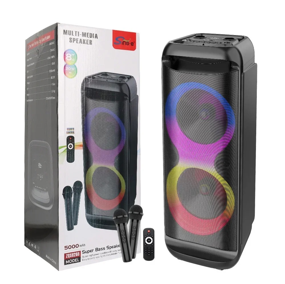 Enceinte Bluetooth Karaoké Portable ZQS8288 - Puissance 40W image 1