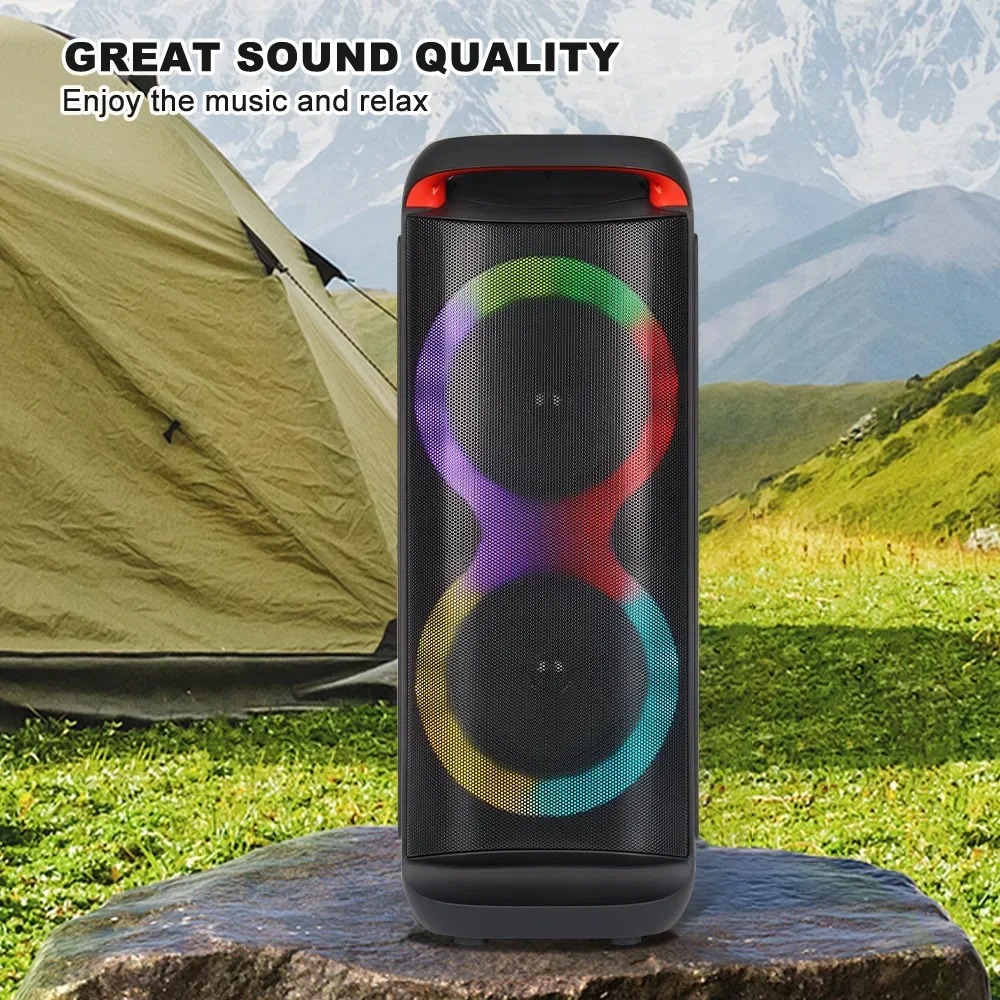 Enceinte Bluetooth Karaoké Portable ZQS8288 - Puissance 40W image 3