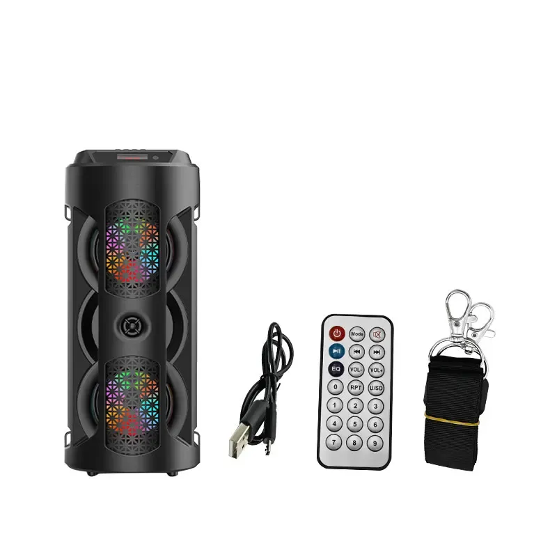 Enceinte Portable Sans Fil ZQS4243 - Son Haute Puissance & Effets Lumineux RGBimage-2